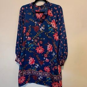 Long sleeve floral dress